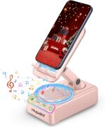 2026 Gifts for Mom Dad, Adjustable Cell Phone Stand with Wireless Induction Blue... - Image 2