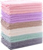 24 Pack Kitchen Dishcloths - Does Not Shed Fluff - Reusable Dish Towels, Dish cl... - Image 2