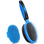 2PCS Pet Grooming Tools - Double-Sided Brush for Shedding and Bathing, Suitable ... - Image 2