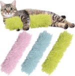 3 Pack Soft and Durable Cat Pillows, Rich Color Catnip Toys - Indoor Interactive... - Image 2
