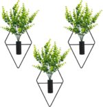3 Pcs Wall Plants Artificial Decor,Boho Wall Decor,Home Office Living Room Wall ... - Image 2