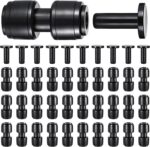 30 PCS Quick Connect 1/4" Drip Irrigation Coupling Fitting,Push-to-Connect Strai... - Image 2