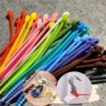 30 PCS Reusable Silicone Cable Management Straps 4.7" Lock Style Cord Organizers... - Image 2