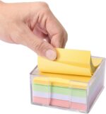 3x3 Inch Acrylic Sticky Note Holder, Crystal Clear Sticky Note Dispenser for Dor... - Image 2
