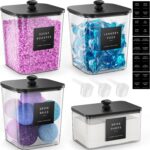 4 Pack Laundry Pods Container, Clear Laundry Room Organization Containers Essent... - Image 2