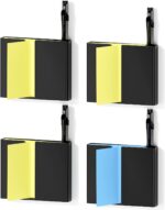 4Pcs Sticky Note Dispenser, Magnetic Sticky Note Holder for Post It Notes, 3 x 3... - Image 2
