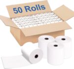 (50 Rolls) 3" x 165' Kitchen Register Rolls,1 Ply Bond Printer Receipt Paper POS... - Image 2