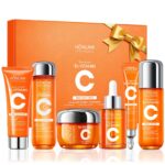 6-Piece Hydrating Vitamin C Skincare Set with Niacinamide, Daily Face Care Routi... - Image 2