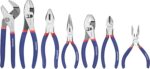 7-piece WORKPRO Pliers Set with Groove Joint, Long Nose, Slip Joint, Linesman, a... - Image 2