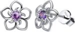925 Sterling Silver Dangle Drop Earrings for Women & Girls Blue Topaz Earrings H... - Image 2