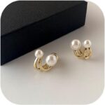 925 Sterling Silver Diamond Stud Earrings for Women Geometric Cubic Zirconia Jew... - Image 2