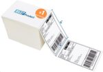 9527 Product Fanfold 4 x 6 Direct Thermal Labels White Perforated Shipping Label... - Image 2