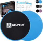 A AZURELIFE Exercise Core Sliders, Dual Sided Exercise Gliding Discs Use on Carp... - Image 2