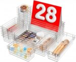 A-LuGei 【Military Grade】 Drawer Organizer, 【𝟱𝗦𝗶𝘇𝗲】 Makeup organizer, 【Holds 177 ... - Image 2