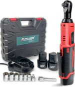 AOBEN Cordless Electric Ratchet Wrench Set, 3/8" 12V Power Ratchet Tool Kit With... - Image 2