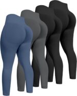 ATHVOTAR Workout Gym Leggings Women, High Waisted Seamless Butt Lifting Scrunch ... - Image 2