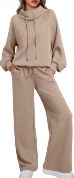 AUTOMET Lounge Sets for Women Sweatsuits 2 Piece Outfits 2026 Fall Drawstring Sw... - Image 2