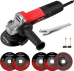 AVID POWER Angle Grinder, 7.5-Amp 4-1/2 inch Electric Grinder Power Tools with G... - Image 2
