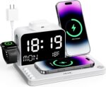 Acer 7-in-1 Wireless Charging Station with LED Clock - 30W Fast Wireless Charger... - Image 2
