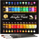 Acrylic Paint Set Canvas Art Paints 24 Colors Perfect Paint Finish (0.41oz,12 ml... - Image 2