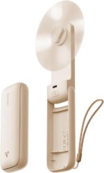 Aecooly Slim Portable Fan, Thin Handheld Fan, USB Rechargeable Mini Personal [24... - Image 2