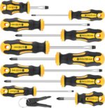 Amartisan 10-Piece Magnetic Screwdrivers Set, 5 Phillips and 5 Slotted Tips Prof... - Image 2
