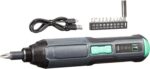 Amazon Basics by SKIL 4V Cordless Stick Screwdriver with 10-Piece Bit Set, USB C... - Image 2