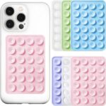 Anteel 6 Pack Silicone Suction Phone Case Adhesive Mount, Strong Grip Holder for... - Image 2