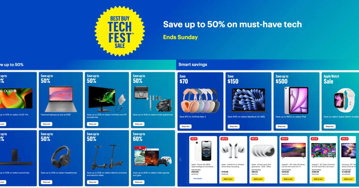 Apple, Android, TVs, headphones, FREE credit, more