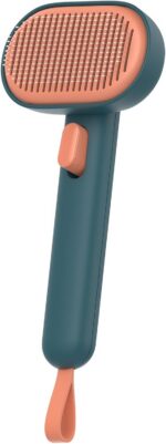 Aumuca Skin Friendly Self-Cleaning Slicker Brush for Dogs & Cats, Gentle Pet Gro... - Image 2