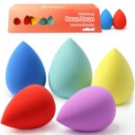 BEAKEY Makeup Sponge Set 5 Pack Micro Porous Low Absorption Soft Latex Free Foun... - Image 2