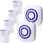 BESTOONE Motion Sensor Alarm, Long Range Wireless Driveway Alarm, Indoor Home Se... - Image 2