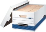 Bankers Box 20 Pack STOR/FILE Medium-Duty File Storage Boxes, FastFold, Lift-Off... - Image 2