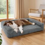 Bedsure ComfyFleece Orthopedic Dog Beds Large Sized Dog, Waterproof Memory Foam... - Image 2