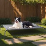 Bedsure Outdoor Elevated Dog Bed Large Sized Dog, Portable Indoor & Outdoor Cool... - Image 2