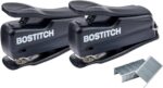 Bostitch Nano Mini Staplers, Black, 2-Pack (1830-2PK) - Image 2