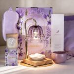 Candeldo Relaxing Birthday Gifts for Women: Purple Flower Candle Warmer Lamp wit... - Image 2