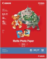 Canon 7981A004 Photo Paper Plus, Matte, 8-1/2 x 11 (Pack of 50 Sheets) - Image 2