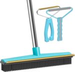 Carpet Rake - 60" Long Handle Pet Hair Removal with Metal Fabric Edge Design,Car... - Image 2