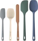 ChefAide 5 Pieces Silicone Spatula Set, Food Grade Rubber Spatula, Upgrade Stron... - Image 2