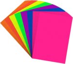 Colored Copy paper 8.5X11 Inches,140 Sheets 20 lb/80GSM 7 Colors Neon Fluorescen... - Image 2