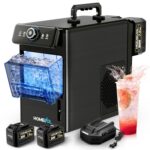 Cordless Rechargeable Battery Powered Ice Maker Compatible with Dewalt 20V Batte... - Image 2