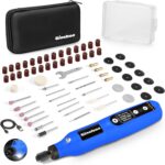 Cordless Rotary Tool, 5 Variable Speed Mini Rotary Tool Kit with 70 Accessories,... - Image 2