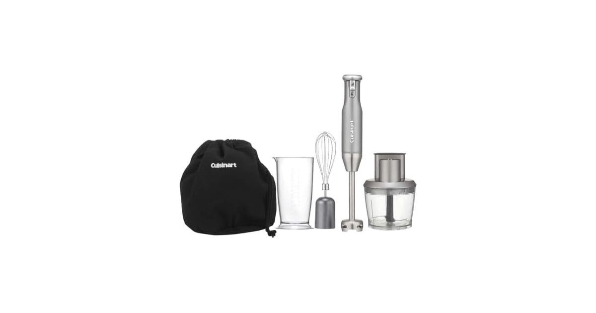 Cuisinart Variable Speed Immersion Blender with Food Processor only .99