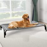 Czpalo Elevated Dog Bed, Raised Outdoor Dog Bed for Large Sized Dogs, Portable C... - Image 2