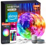DAYBETTER Smart WiFi Led Lights 100ft, Tuya App Controlled Led Strip Lights, Wor... - Image 2