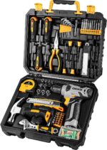 DEKOPRO Tool Set：Tool Kit with 8V Cordless Drill,Tool Box with Drill,Hand Drill ... - Image 2