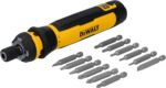 DEWALT Cordless Screwdriver, 4V USB Rechargeable Electric Screwdriver with 12 pc... - Image 2
