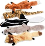 Dog Squeak Toys, No Stuffing Plush Dogs Chew Toy Bundle for Small Medium Large B... - Image 2