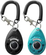 Dog Training Clicker with Sring Wrist and Keyring - Pet Dog Training Clickers fo... - Image 2